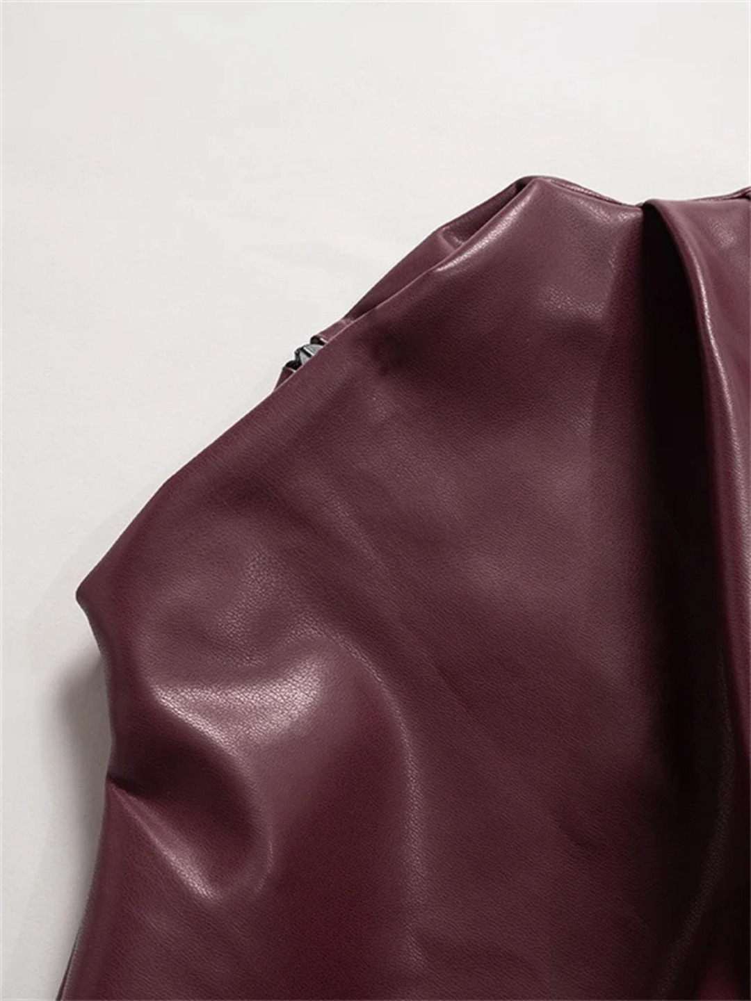 Olivia Leather Top