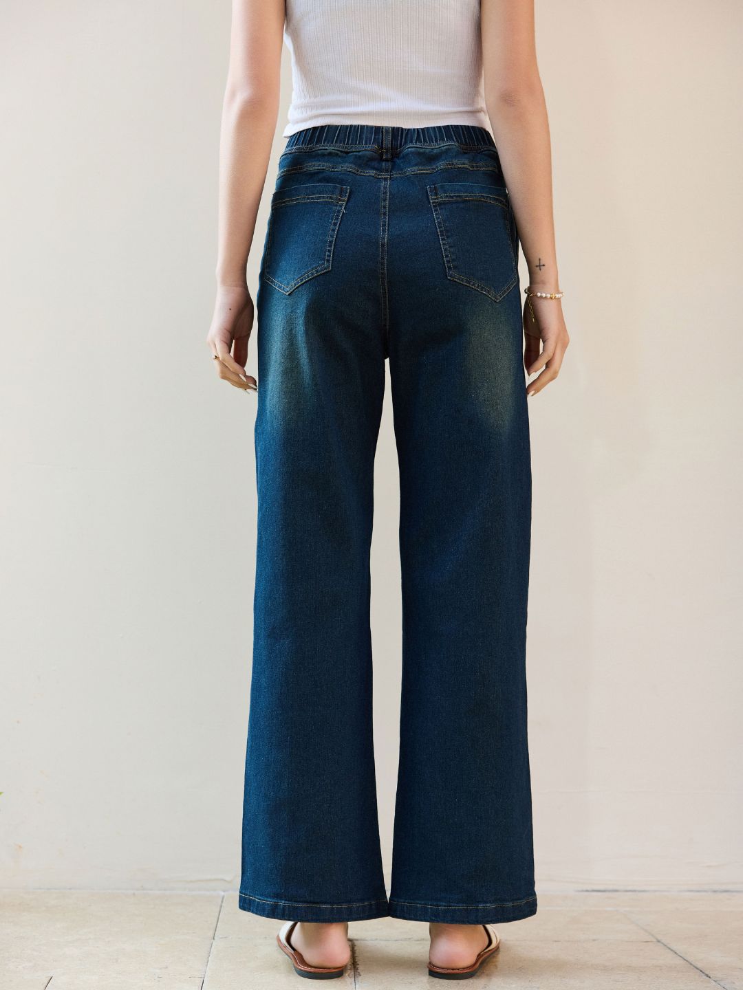 Stretch-Band Jeans
